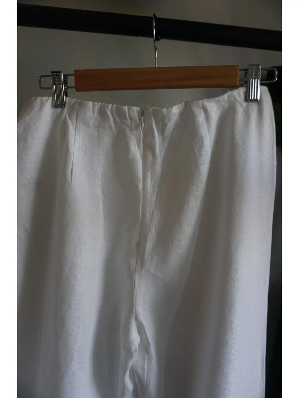Reformation Tess White 100% Linen Two Piece Set Top Pants Size 8 NWT